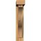 Ekena Millwork Funston Block Rough Sawn Bracket w/ Offset Brace, Western Red Cedar, 4"W x 16"D x 20"H BKT0402X16X20FST05RWR - alternate 4